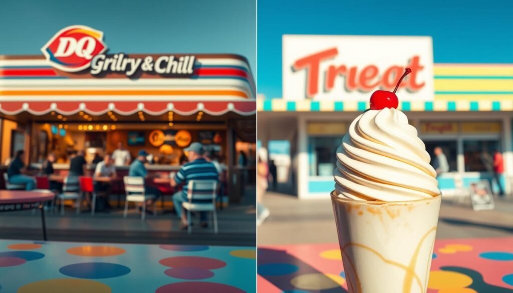 Grill & Chill vs Treat location vanilla sundae