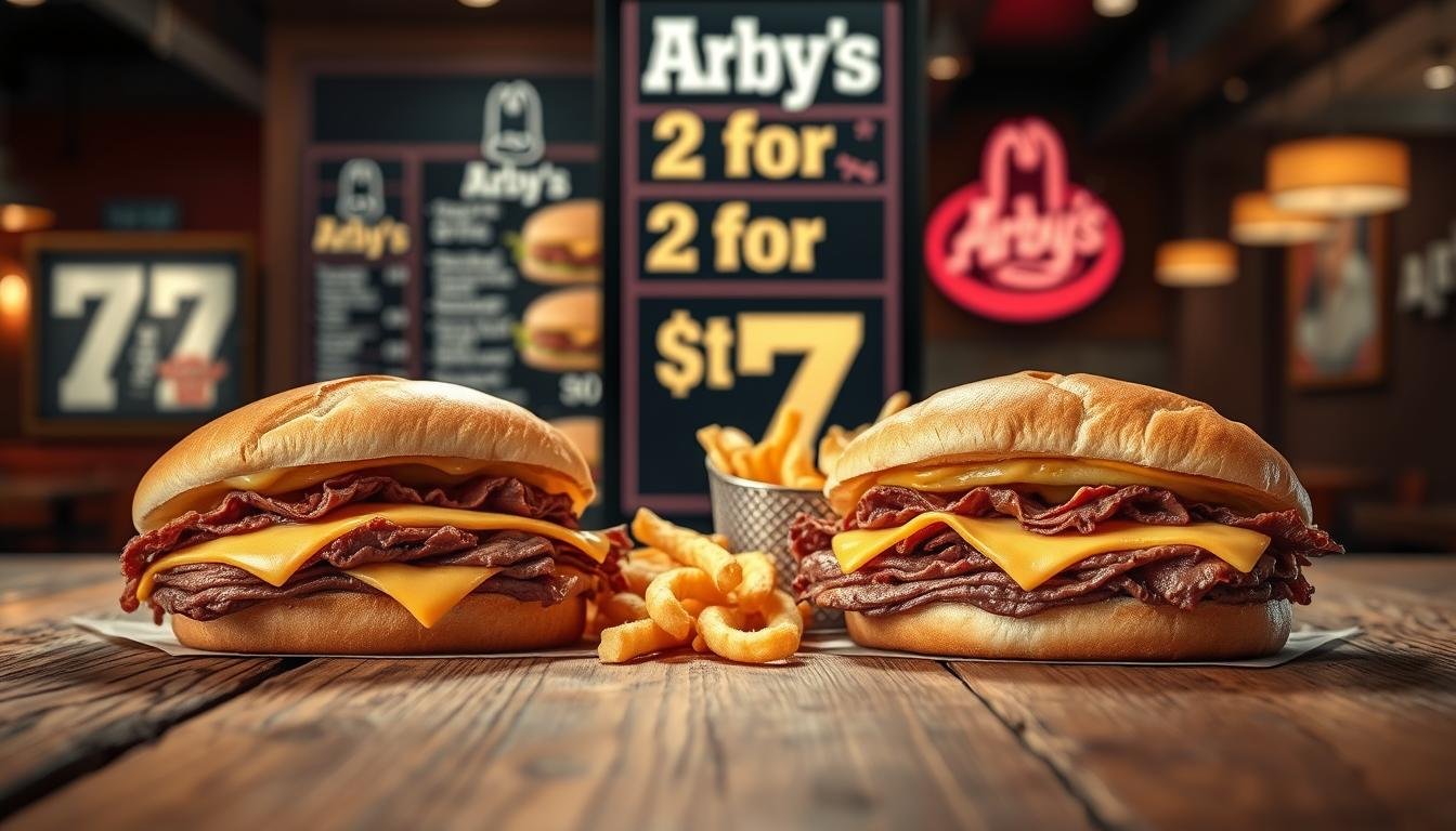 arby's 2 for $7 menu with prices