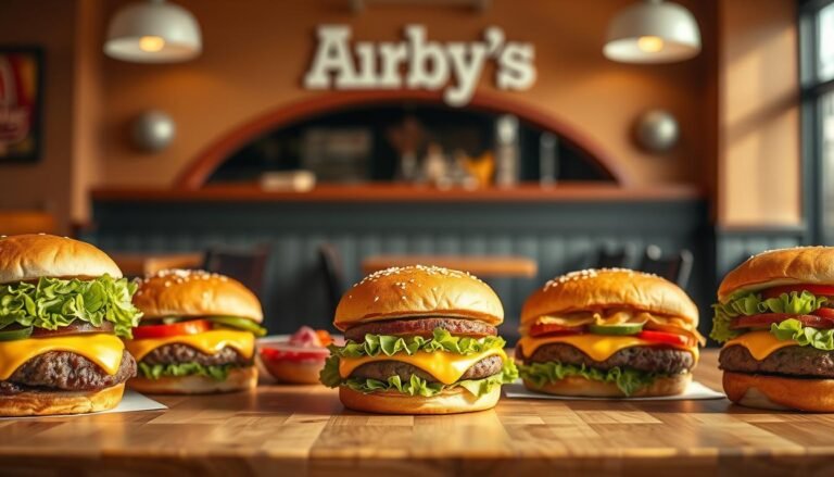 arby's burger menu