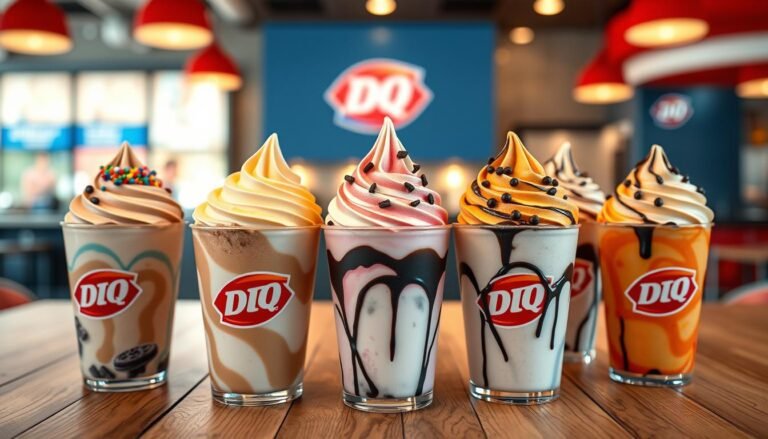 dairy queen blizzard menu