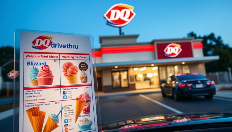 dairy queen drive thru menu