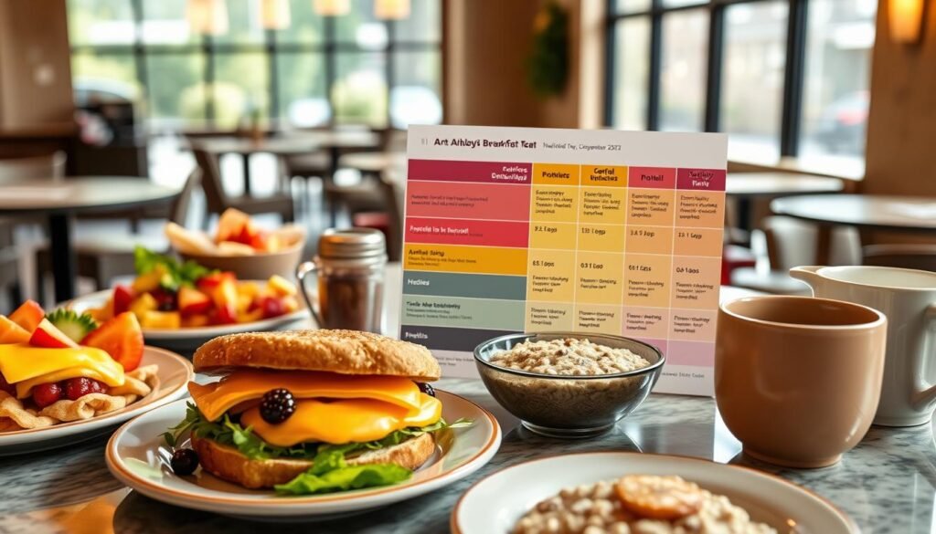 nutritional overview breakfast menu