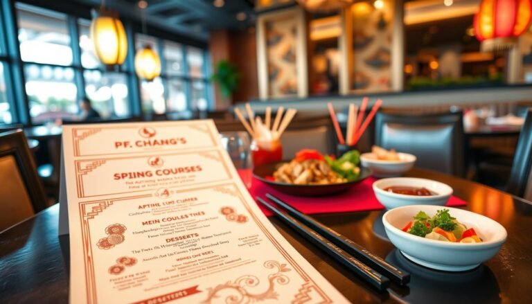 p f chang's menu