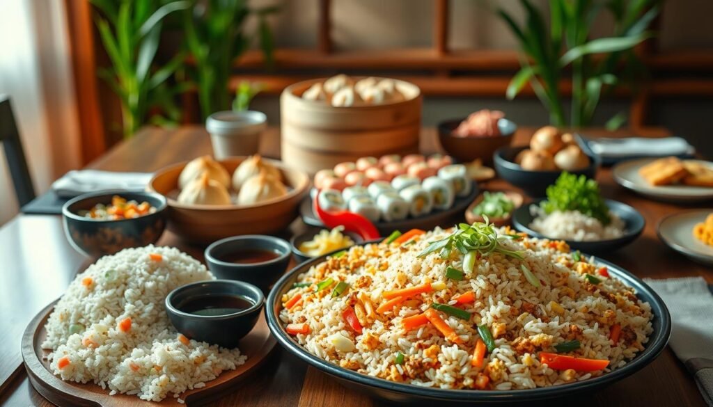 rice platter serving ideas